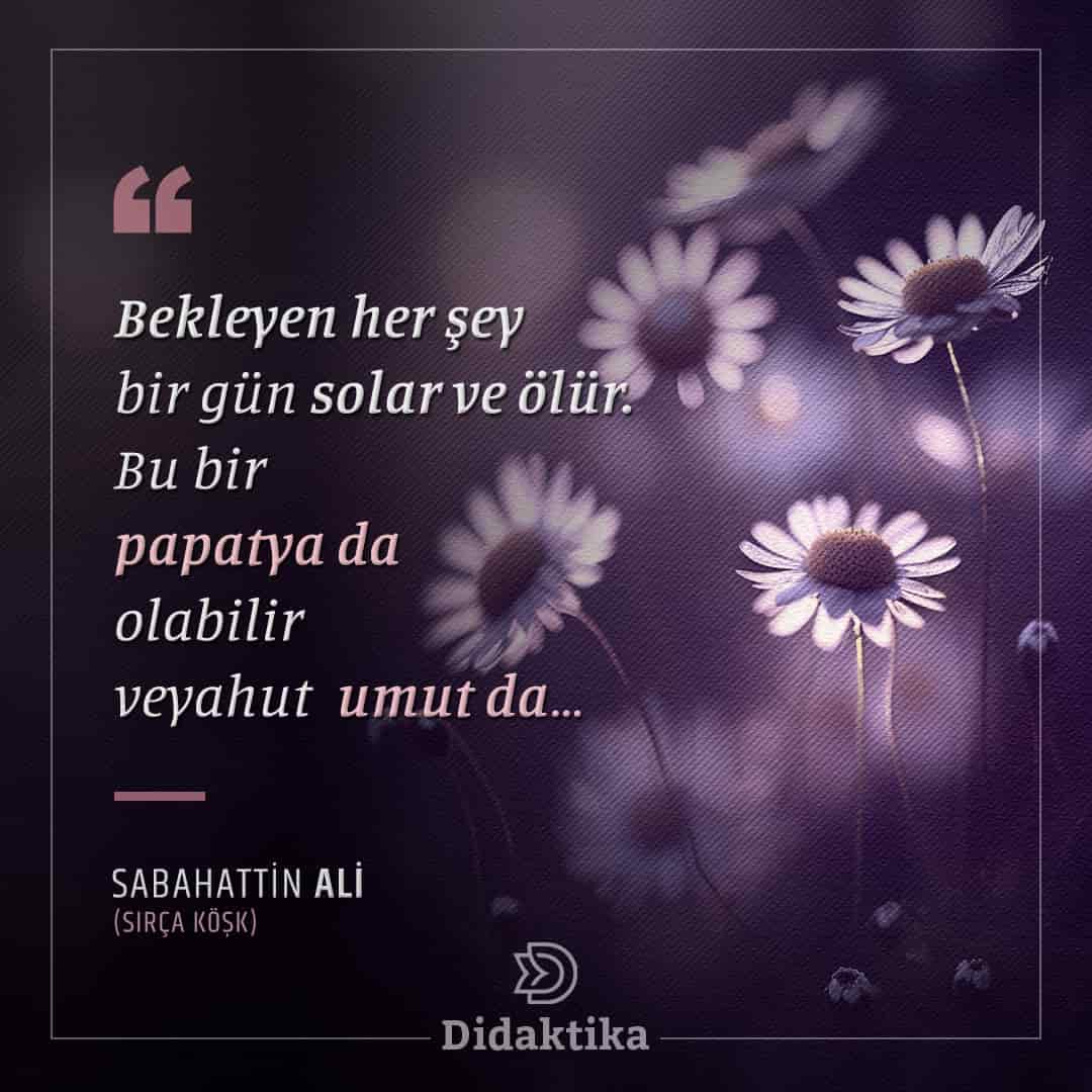 Sabahattin Ali Sözleri