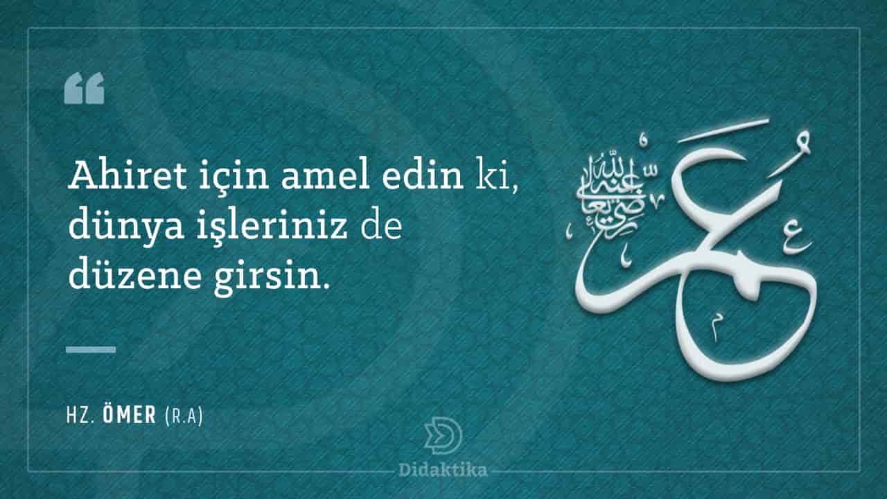Hazreti Ömer’in Hikmetli Sözleri
